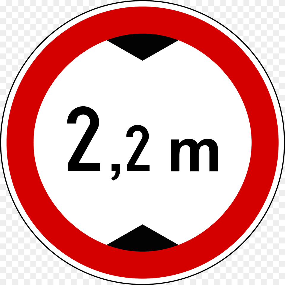 Maximum Height Sign In Slovenia Clipart, Symbol, Road Sign Free Png Download