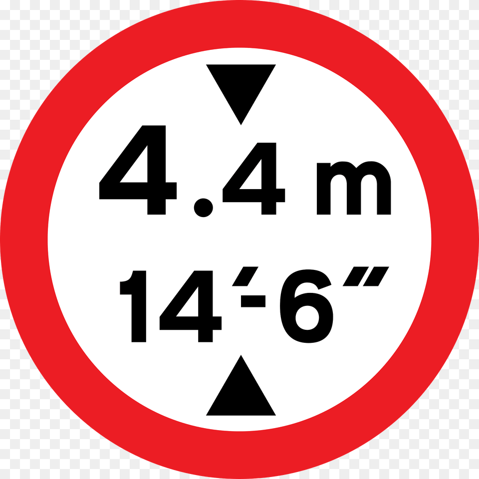 Maximum Height Sign In Uk Clipart, Symbol, Road Sign Png