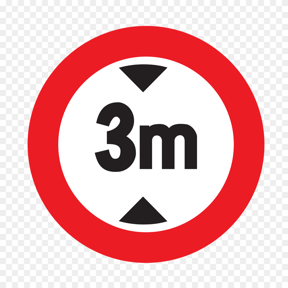 Maximum Height Sign In Uruguay Clipart, Symbol, Road Sign Free Transparent Png