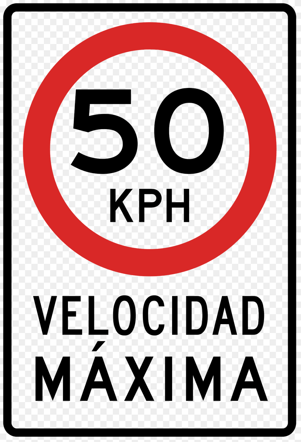 Maximum Speed Limit Sign In Peru Clipart, Symbol, Road Sign Png