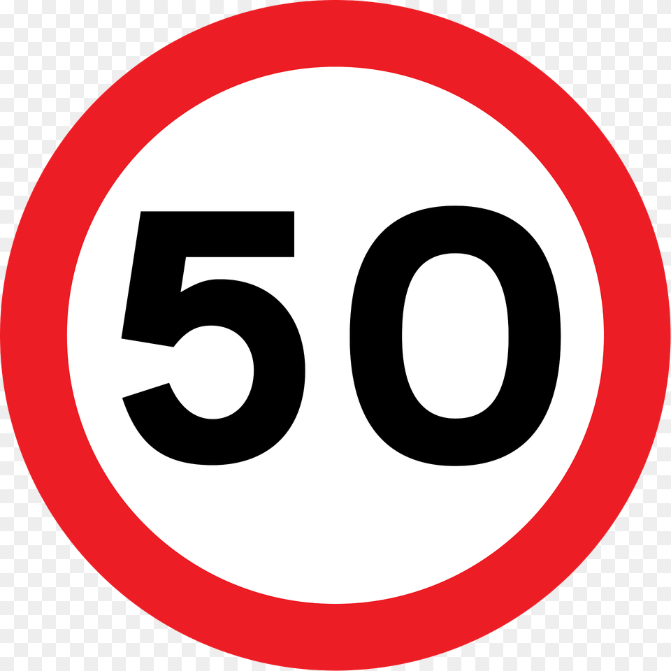 Maximum Speed Limit Sign In Uk Clipart, Symbol, Number, Text, Road Sign Free Png