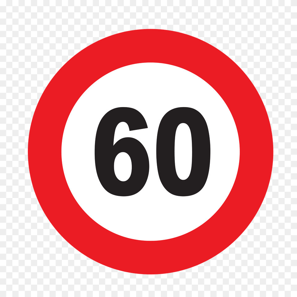 Maximum Speed Limit Sign In Uruguay Clipart, Symbol, Number, Text, Road Sign Free Transparent Png