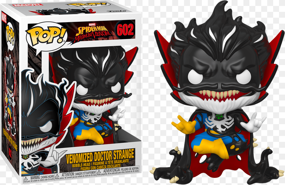 Maximum Venom Venomized Dr Strange Funko, Book, Comics, Publication, Batman Png