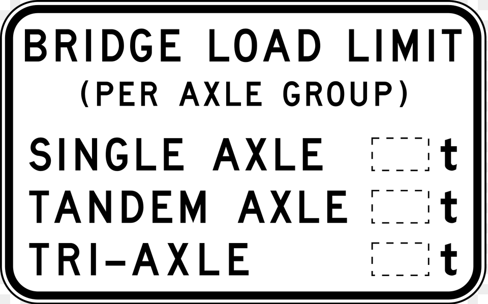 Maximum Weight Per Axle Sign In Australia Clipart, Text, Scoreboard, Symbol Png Image