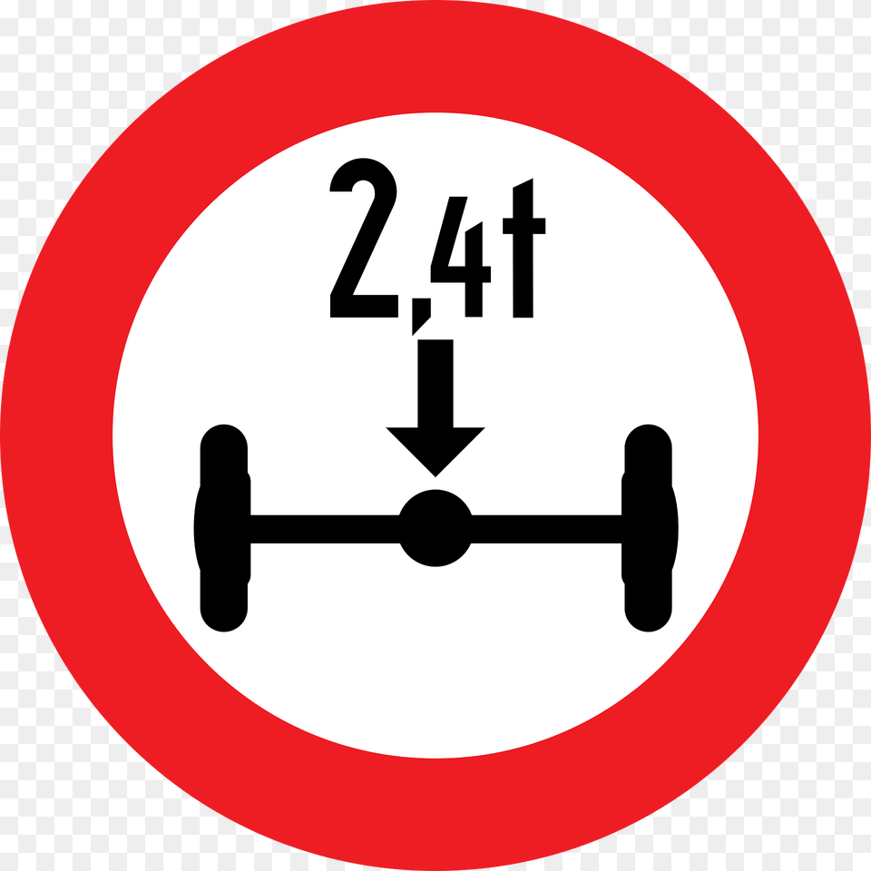 Maximum Weight Per Axle Sign In Austria Clipart, Symbol, Device, Hammer, Tool Free Transparent Png