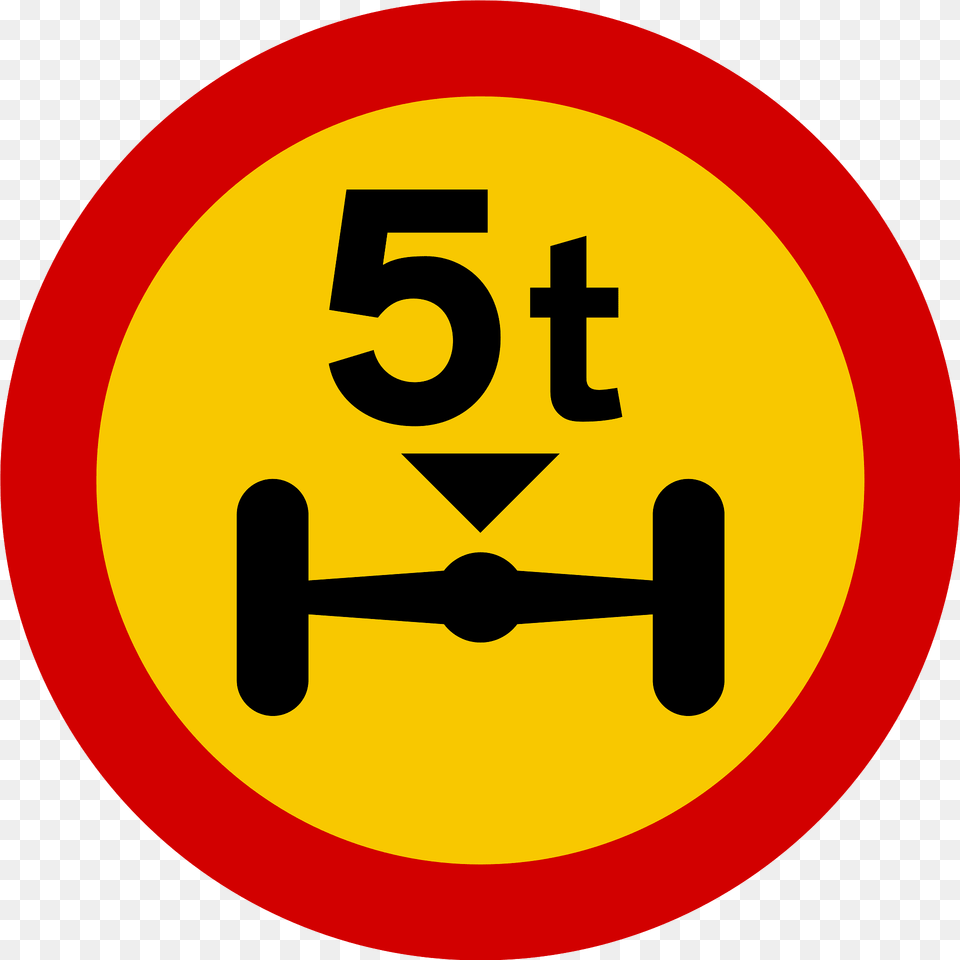 Maximum Weight Per Axle Sign In Iceland Clipart, Symbol, Road Sign Png