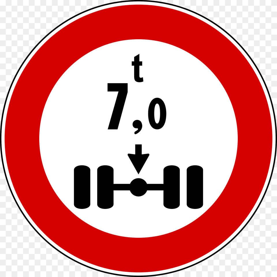 Maximum Weight Per Axle Sign In Italy Clipart, Symbol, Road Sign Png Image