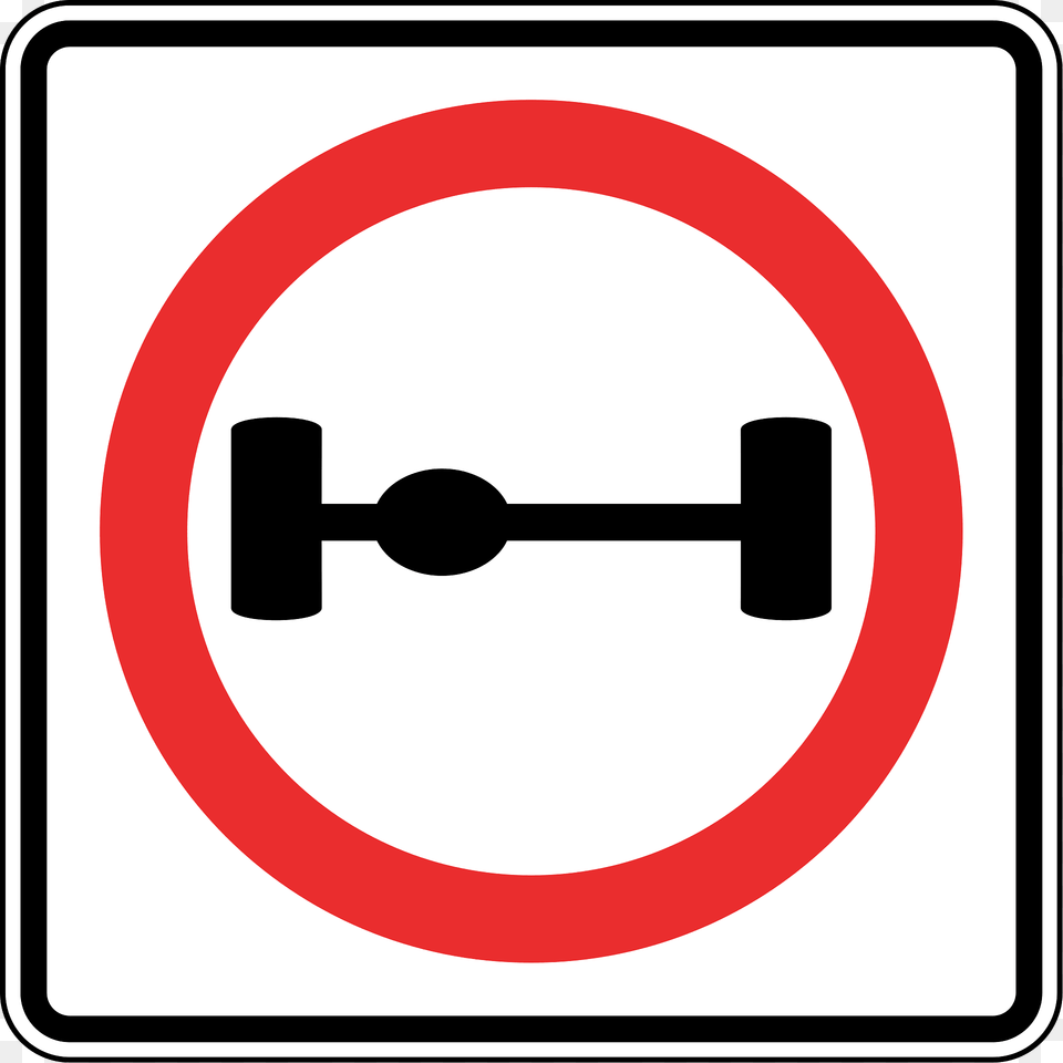 Maximum Weight Per Axle Sign In Panama Clipart, Symbol, Road Sign, Smoke Pipe Png