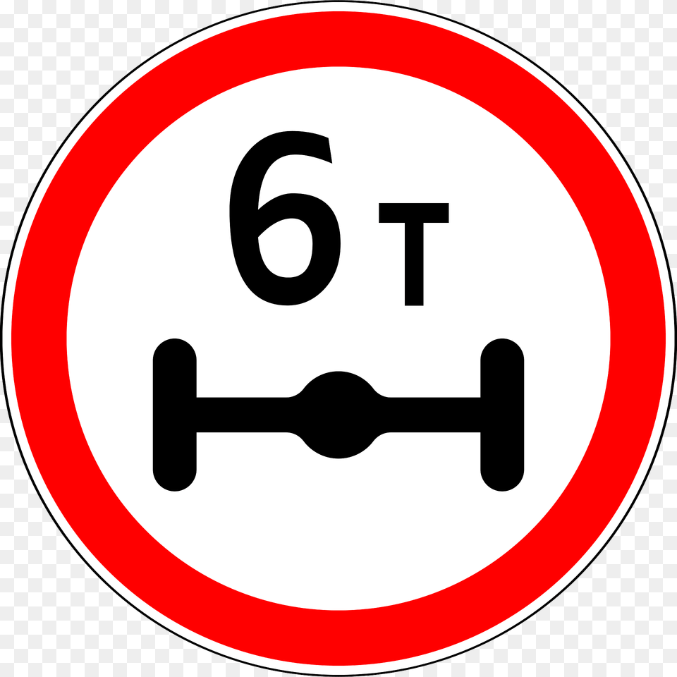 Maximum Weight Per Axle Sign In Russia Clipart, Symbol, Road Sign, Smoke Pipe Png Image