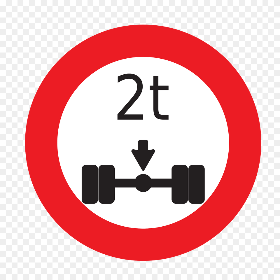 Maximum Weight Per Axle Sign In Uruguay Clipart, Symbol, Road Sign Free Png Download