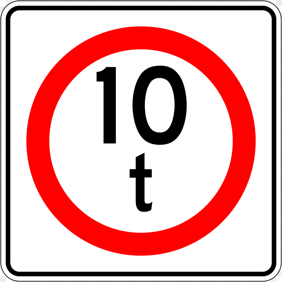 Maximum Weight Sign In Mexico Clipart, Symbol, Road Sign Free Transparent Png