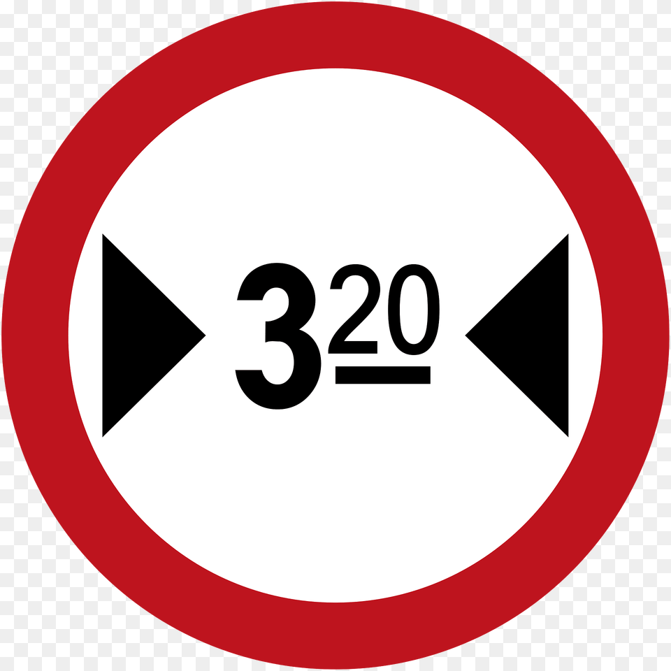 Maximum Width Sign In Colombia Clipart, Symbol, Road Sign Png Image
