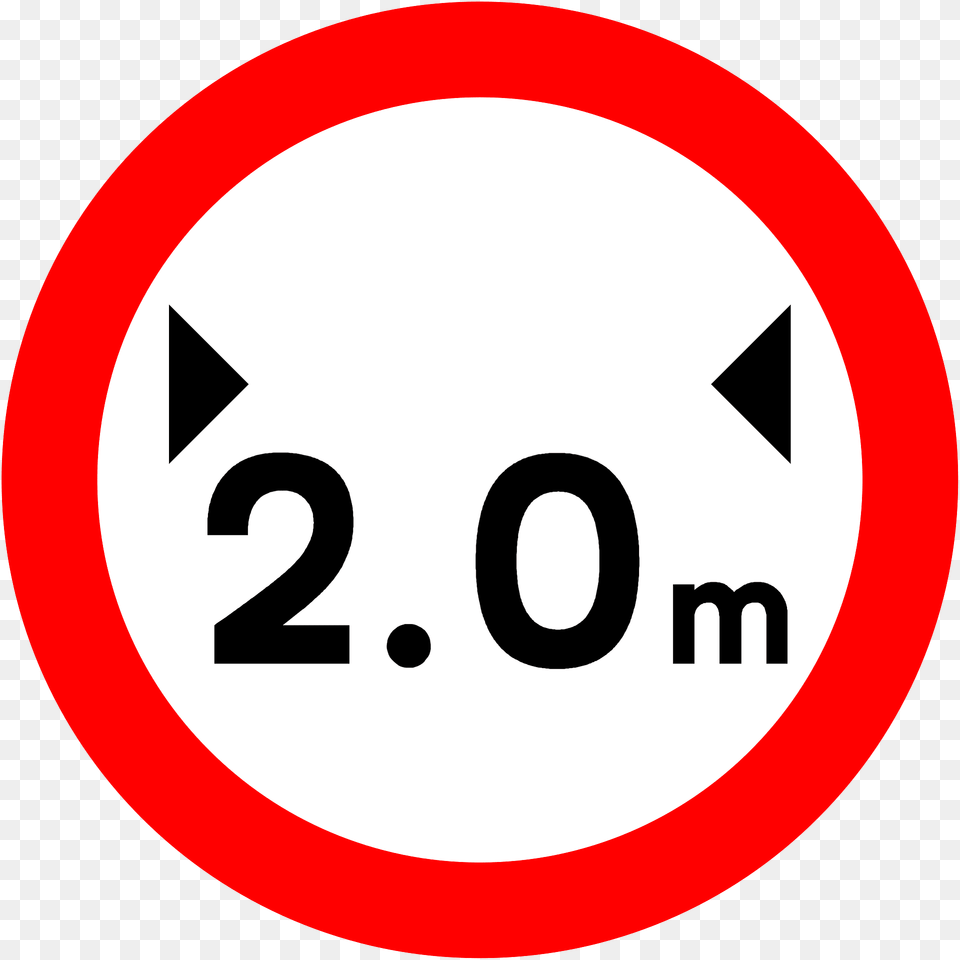 Maximum Width Sign In Ireland Clipart, Symbol, Road Sign Png Image