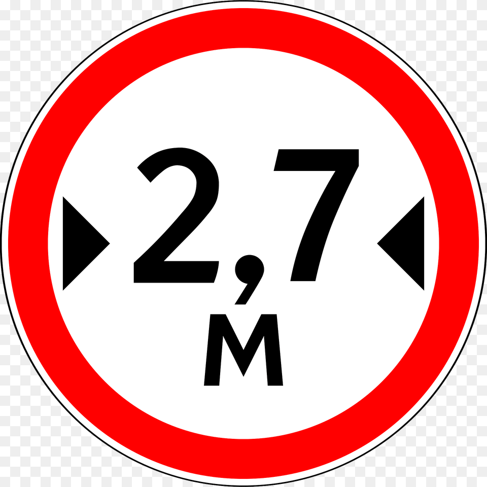 Maximum Width Sign In Russia Clipart, Symbol, Road Sign Png Image