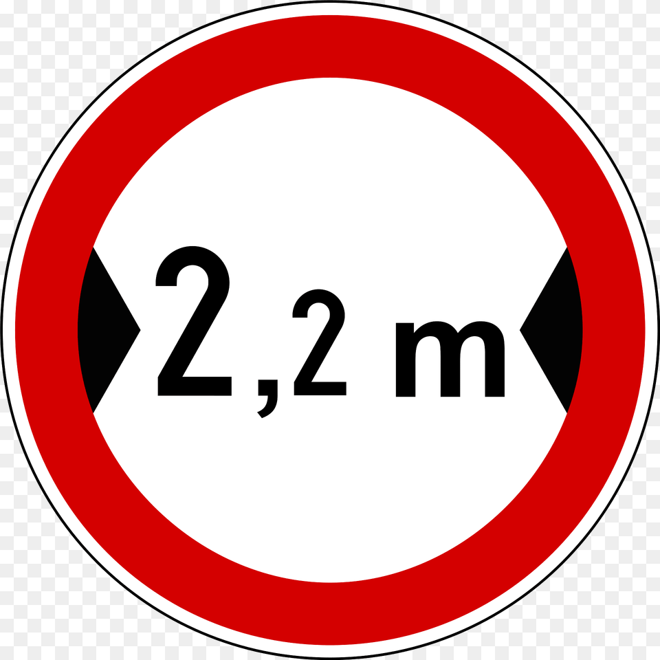 Maximum Width Sign In Slovenia Clipart, Symbol, Road Sign Free Png Download