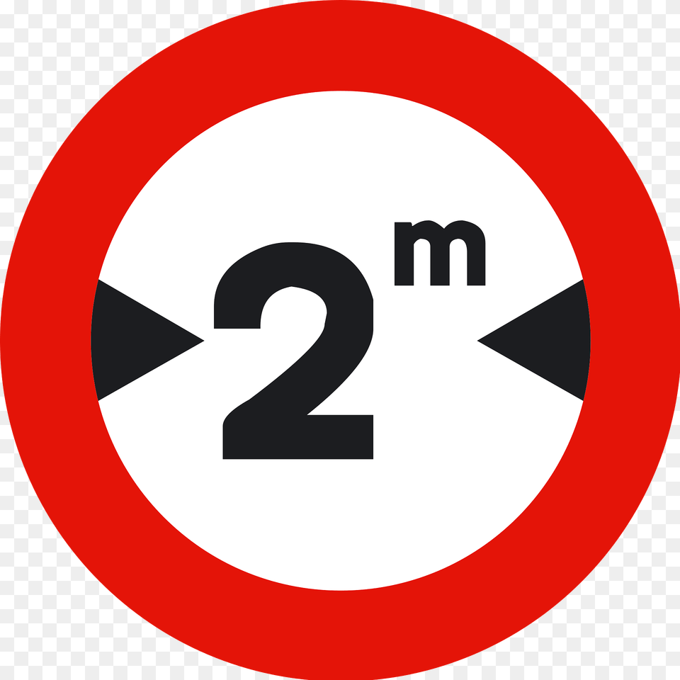 Maximum Width Sign In Spain Clipart, Symbol, Road Sign, Text Free Png Download