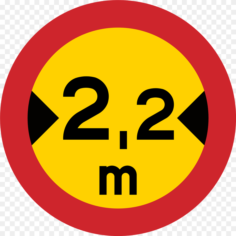 Maximum Width Sign In Sweden Clipart, Symbol, Road Sign Free Png Download