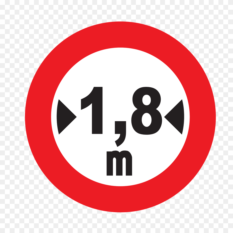 Maximum Width Sign In Uruguay Clipart, Symbol, Road Sign Png Image