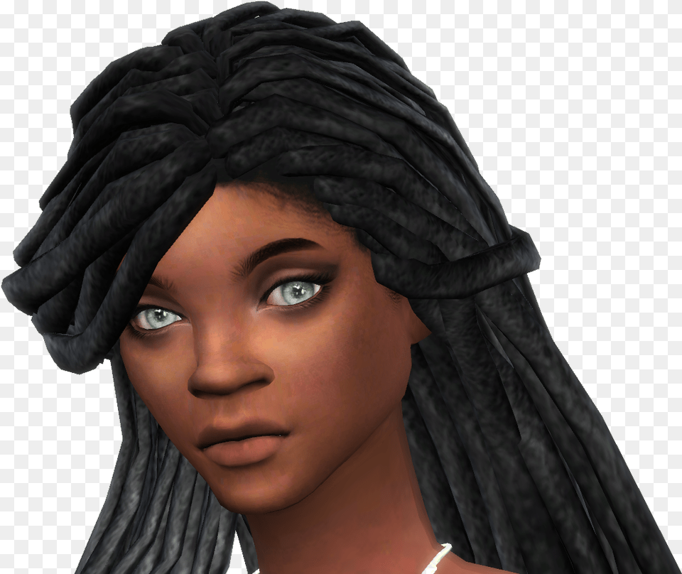 Maxis Match African Hair Sims, Adult, Portrait, Photography, Person Png Image