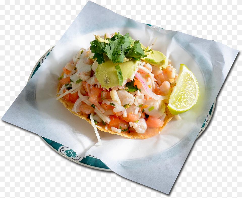 Maxis Seafood Phone Layout Tostadas De Lomo, Food, Food Presentation, Cilantro Free Png Download