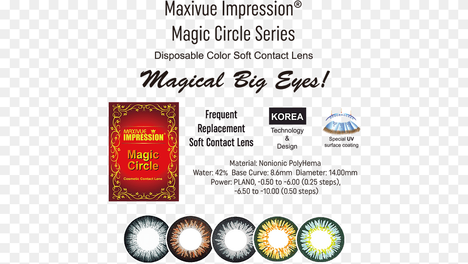 Maxivue Impression Magic Circle Series Dot, Advertisement, Poster Free Transparent Png
