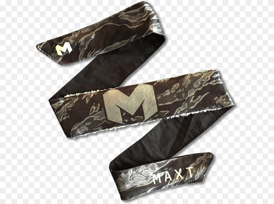 Maxt Black Tigerstripe Headband Coin Purse, Accessories, Bag, Handbag Free Transparent Png