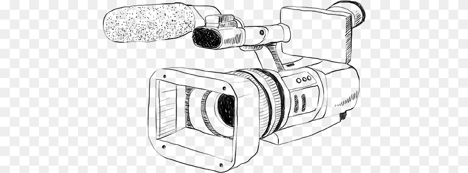 May 2017 Full Size Video Camera, Gray Png