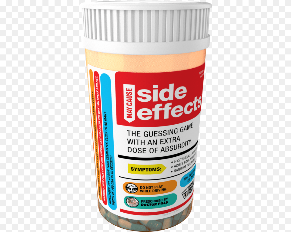 May Cause Side Effects Game, Can, Tin Free Png