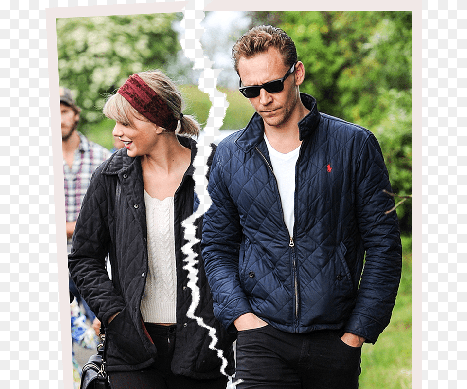 May Contain Clothing Apparel Jacket Coat Human Tom Hiddleston Taylor Swift Song, Accessories, Sunglasses, Adult, Male Png Image