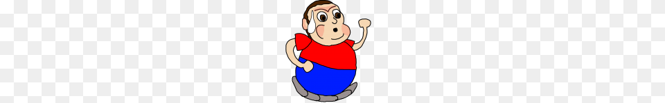 May Fat Guy Running, Baby, Person, Face, Head Free Png