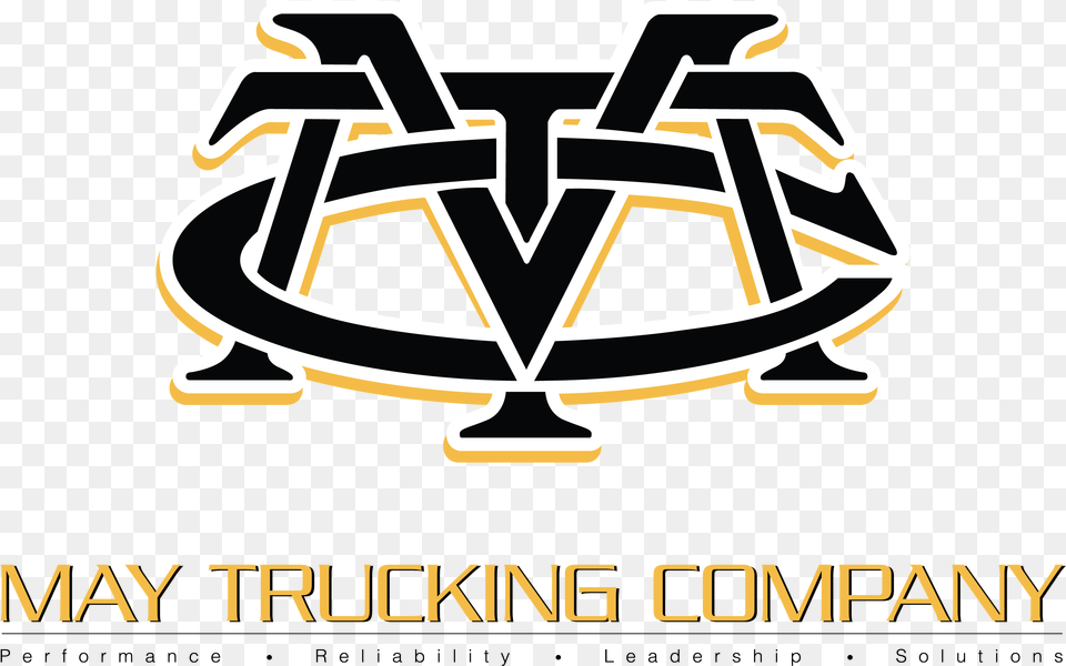 May Trucking Logo May Trucking Company Logo, Emblem, Symbol, Bulldozer, Machine Free Transparent Png