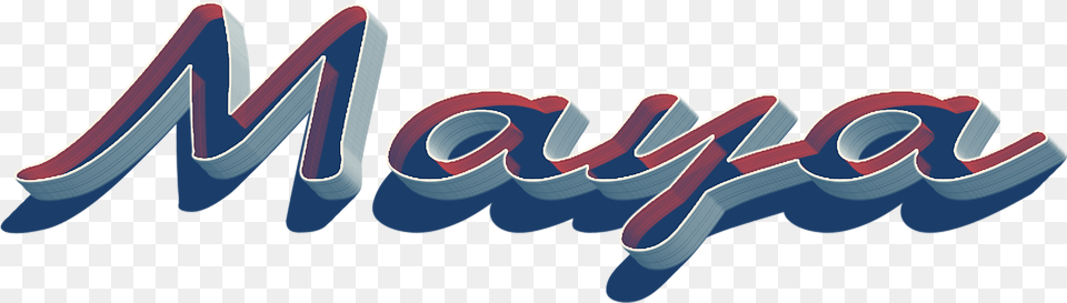 Maya 3d Letter Name, Art, Text, Graphics Png