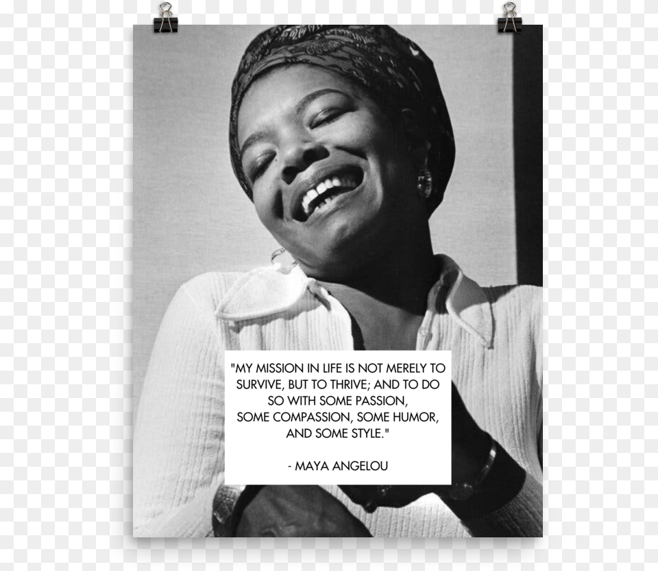Maya Angelou, Face, Happy, Head, Smile Free Png