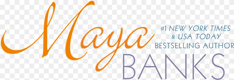Maya Banks Is The Calligraphy, Logo, Text Png Image