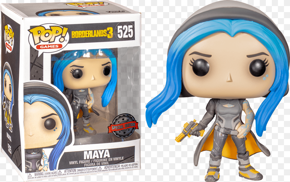 Maya Borderlands Chase Funko, Figurine, Doll, Toy, Person Png Image
