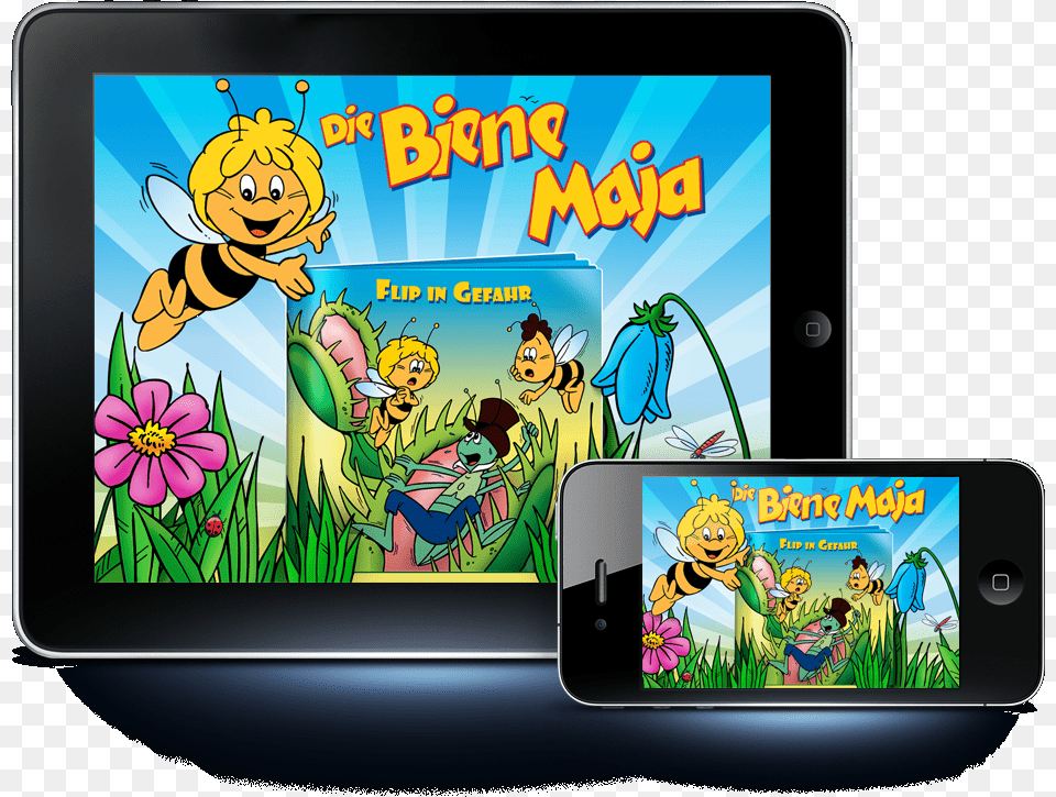 Maya The Bee Flip In Gefahr Ipad Amp Iphone Application Biene Maja, Electronics, Phone, Mobile Phone, Baby Free Png Download
