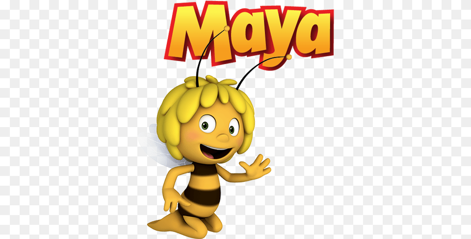 Maya The Bee Logo, Animal, Wasp, Invertebrate, Insect Png