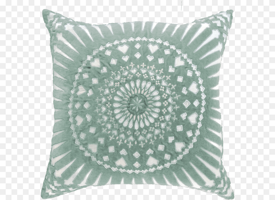 Mayan 22x22 Velvet Pillow Navy Bandhini Design, Cushion, Home Decor Free Png