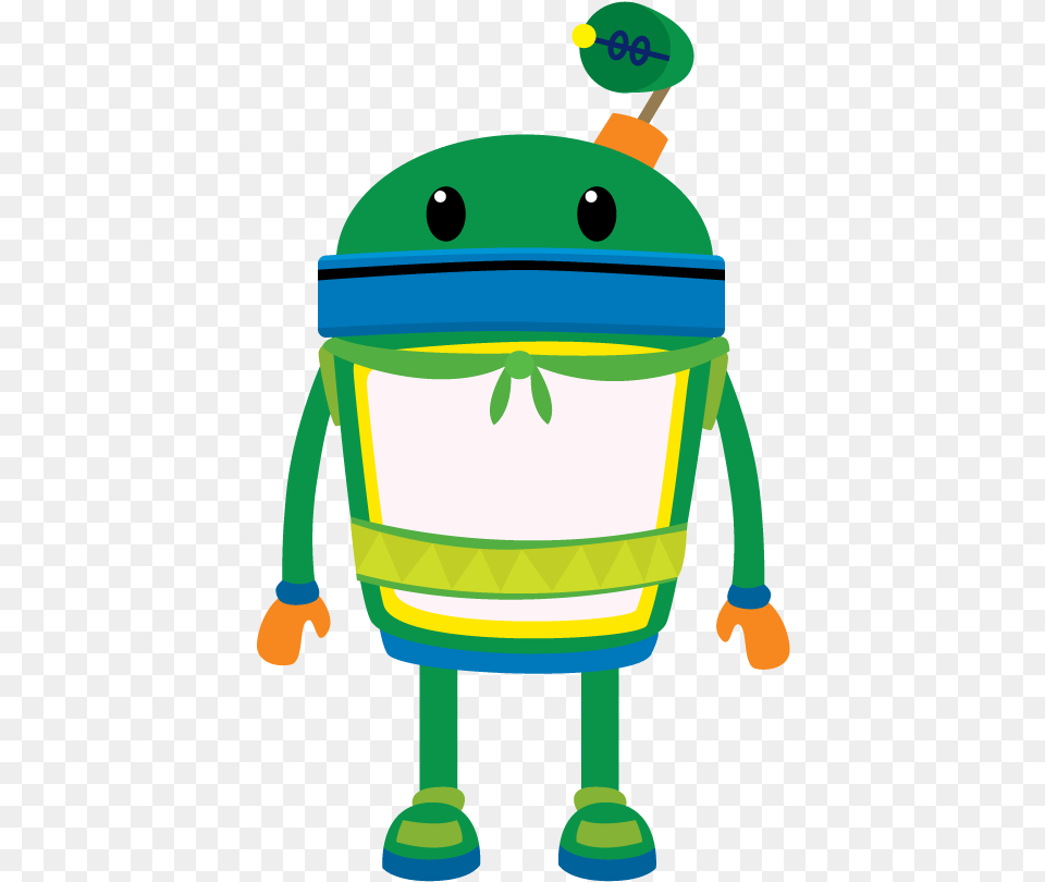 Mayan Bot By Little Miss Cute D6ebxd7 Team Umizoomi Clipart, Green Free Png Download