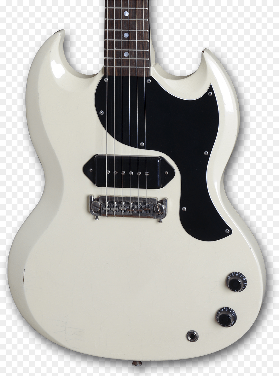 Maybach Sg Junior White, Electric Guitar, Guitar, Musical Instrument Png Image