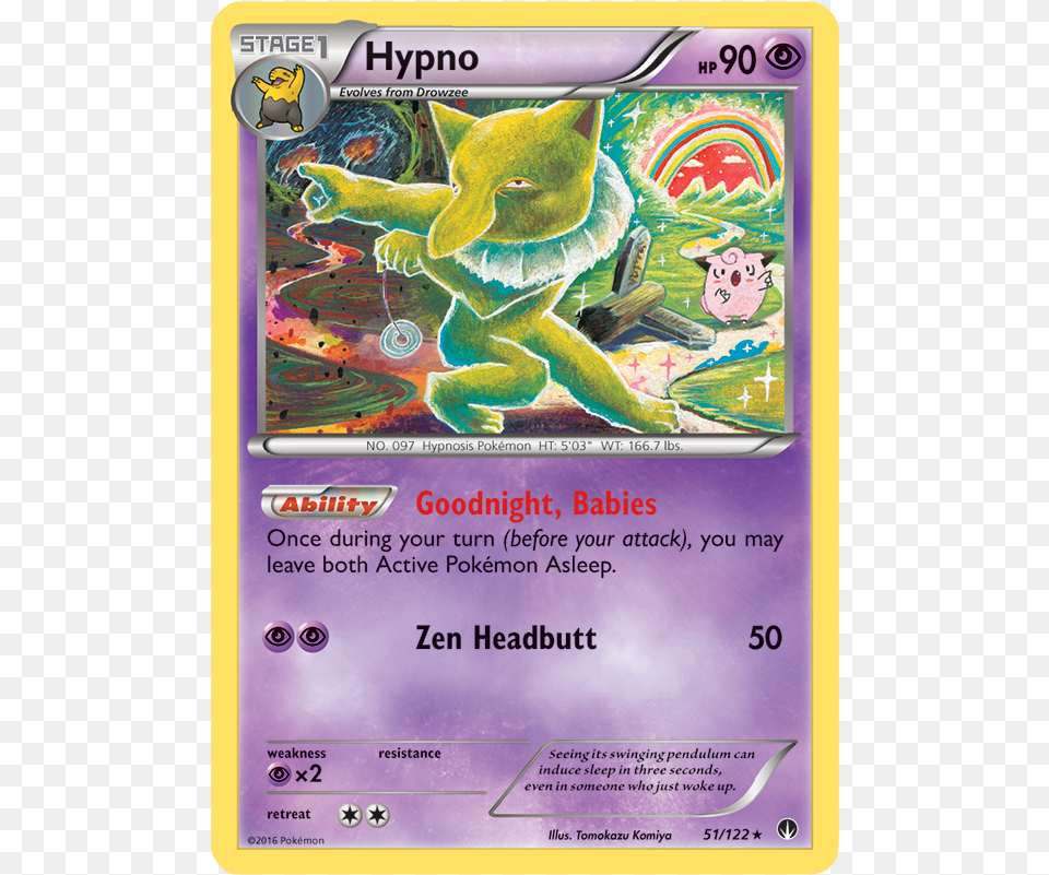 Maybe A Deck That Can Run Lots Of Pokemon Can Run Hypno Hypno Pokemon Card, Advertisement, Poster Free Png Download