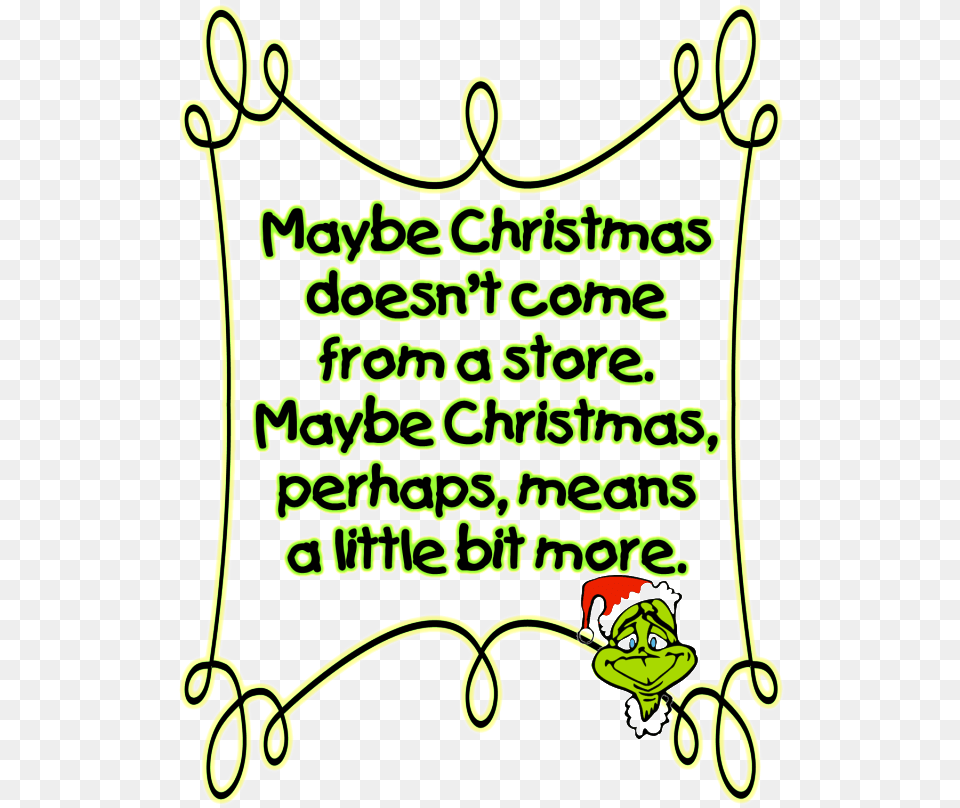 Maybe Christmas Means More Merry Christmas Grinch Clipart, Amphibian, Animal, Frog, Wildlife Free Png