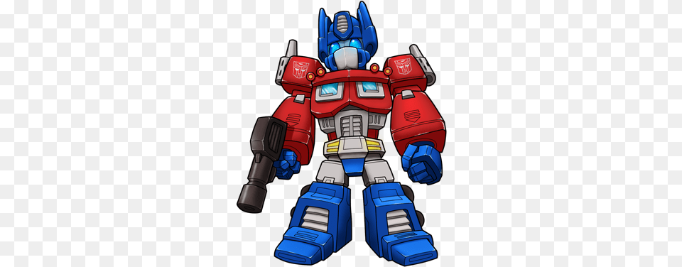 Maybe Optimus Or You Could Vote For Some Naruto Punk Transformers Chibi Optimus Prime, Robot, Device, Power Drill, Tool Png Image