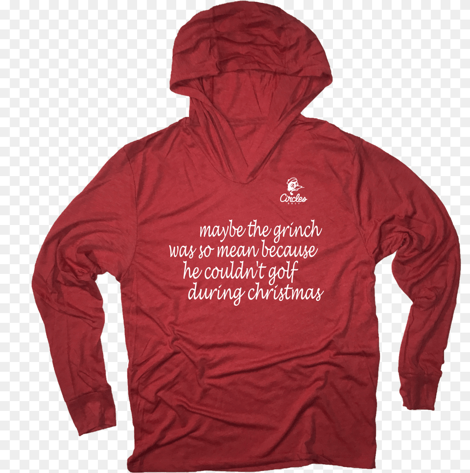 Maybe The Grinch Was So Mean Because He Couldn T Golf, Clothing, Hood, Hoodie, Knitwear Free Png Download