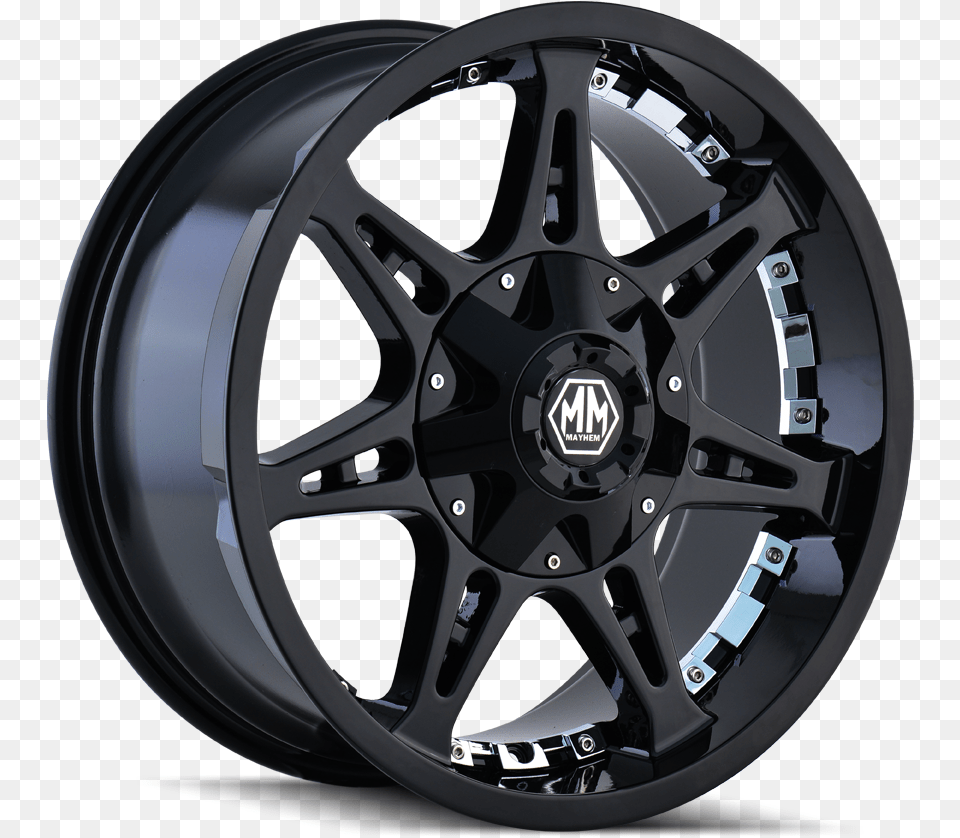 Mayhem Missile Black, Alloy Wheel, Car, Car Wheel, Machine Free Transparent Png