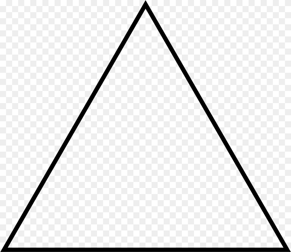 Mayo Matematicaskawaii Transparent Triangle Clipart, Gray Png