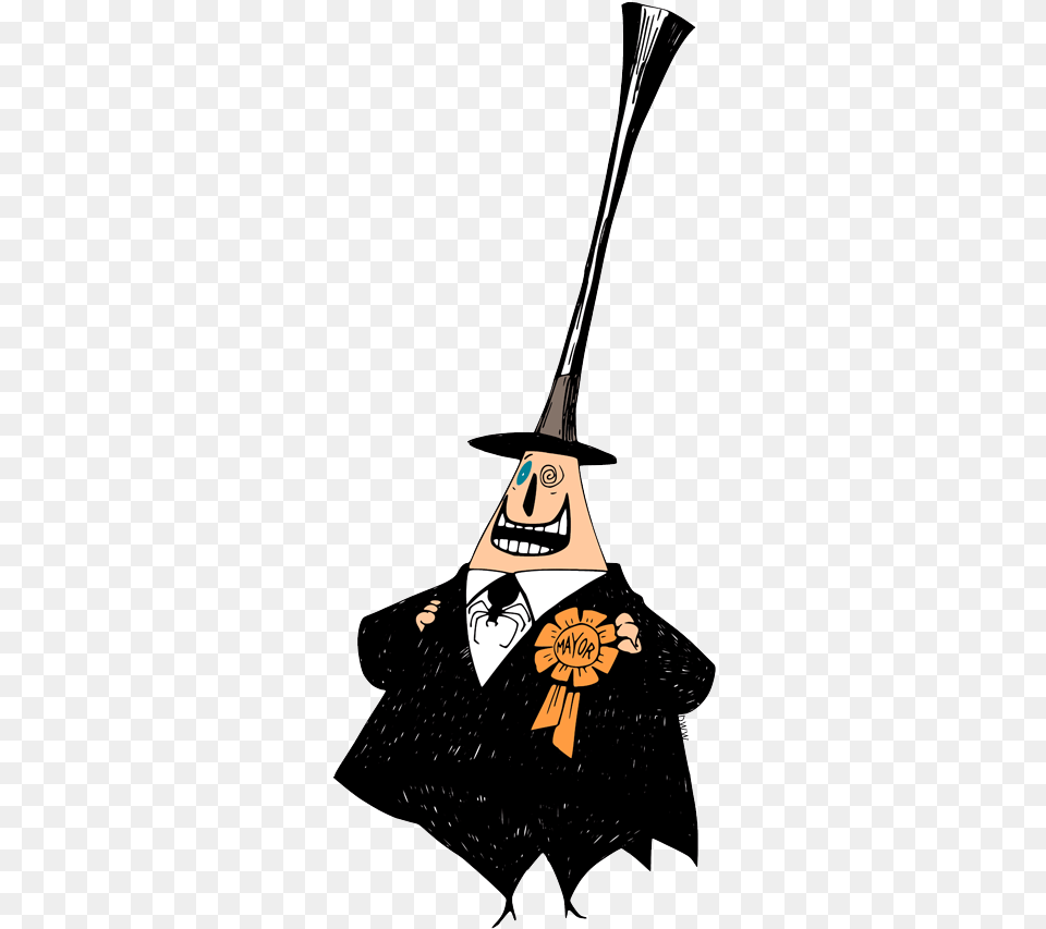 Mayor Night Before Christmas, Broom, Person Png Image