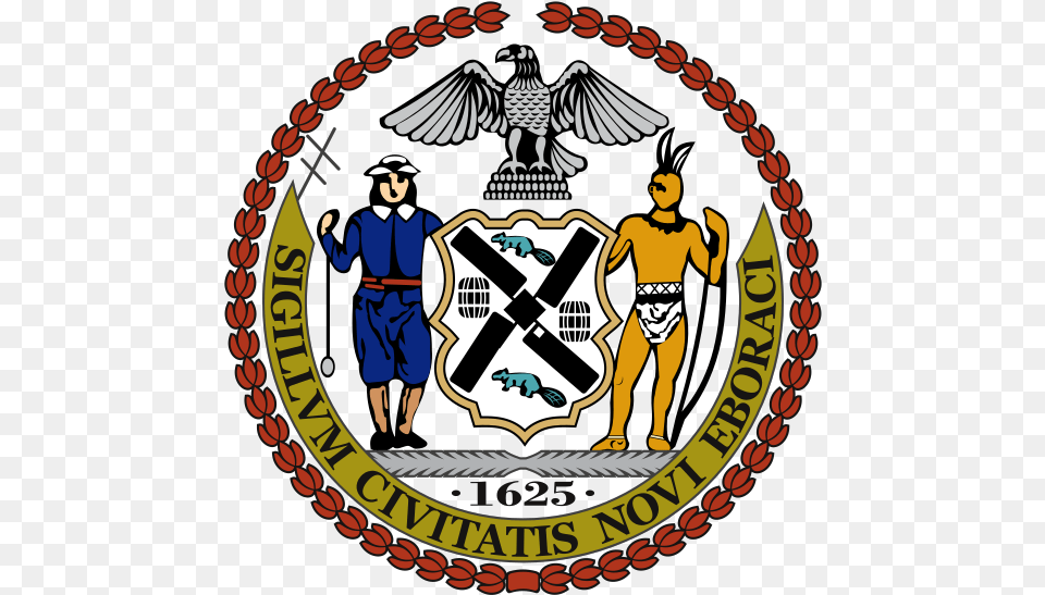 Mayor Of Nyc Seal, Emblem, Symbol, Logo, Person Free Transparent Png