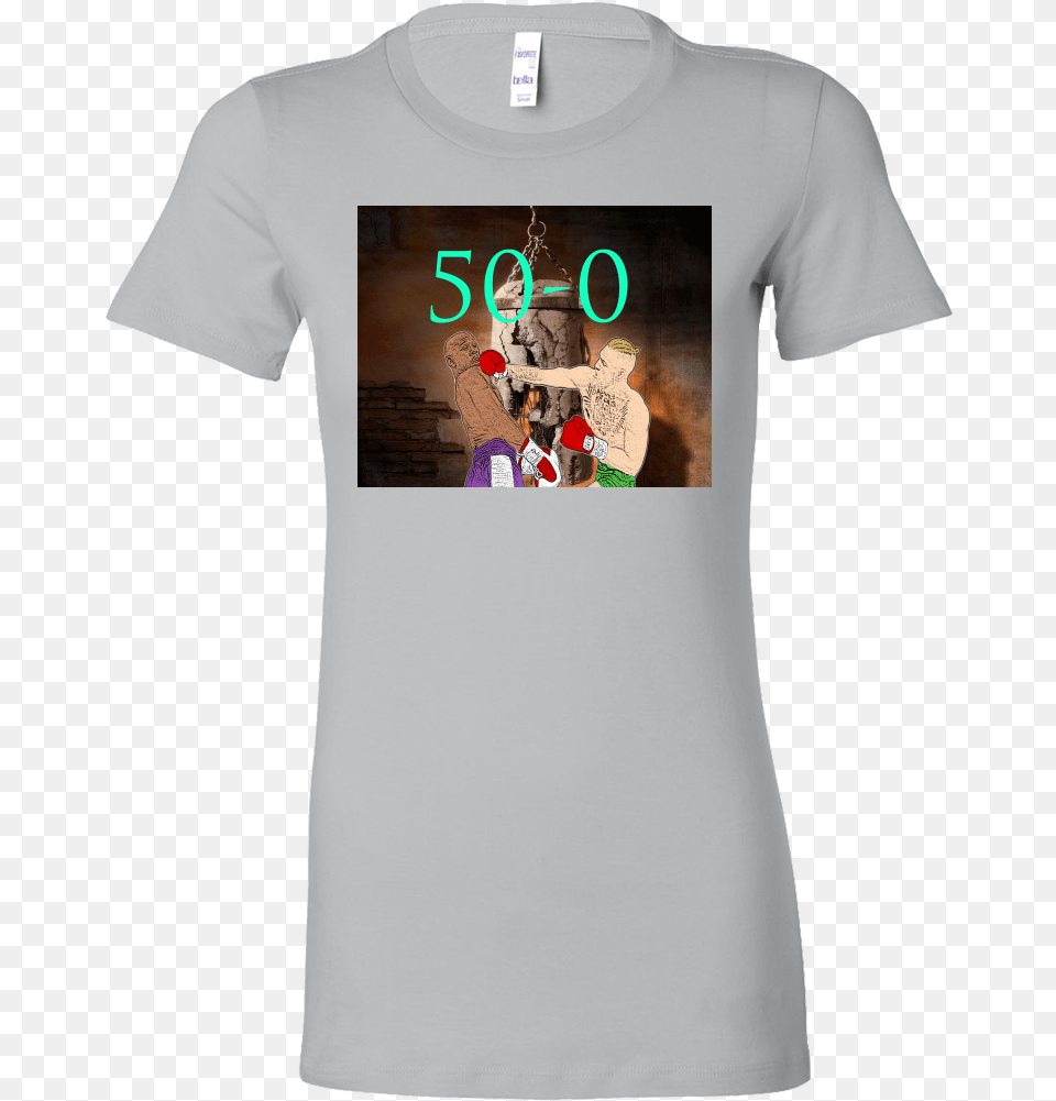 Mayweather 50 0 T Shirt T Shirt, Clothing, T-shirt, Person Free Transparent Png