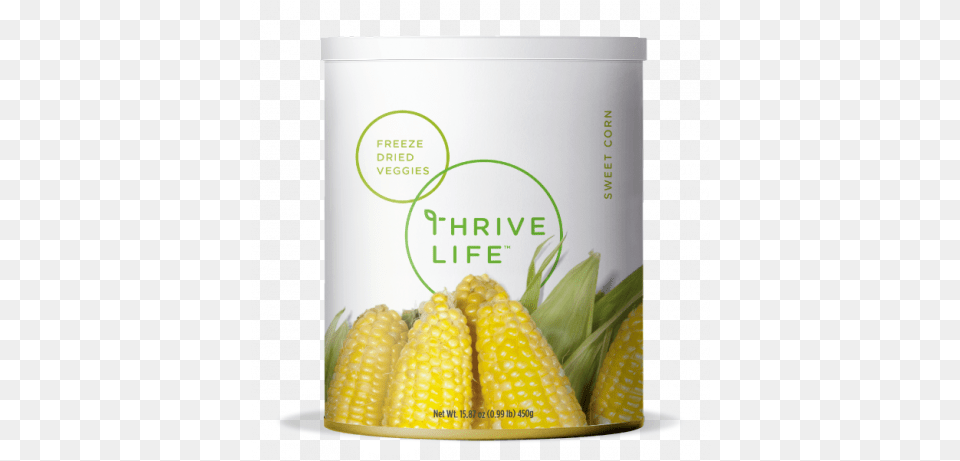 Maz Dulce Liofilizado Thrive Life Freeze Dried Sweet Corn Pantry Can Size, Food, Grain, Plant, Produce Free Png Download